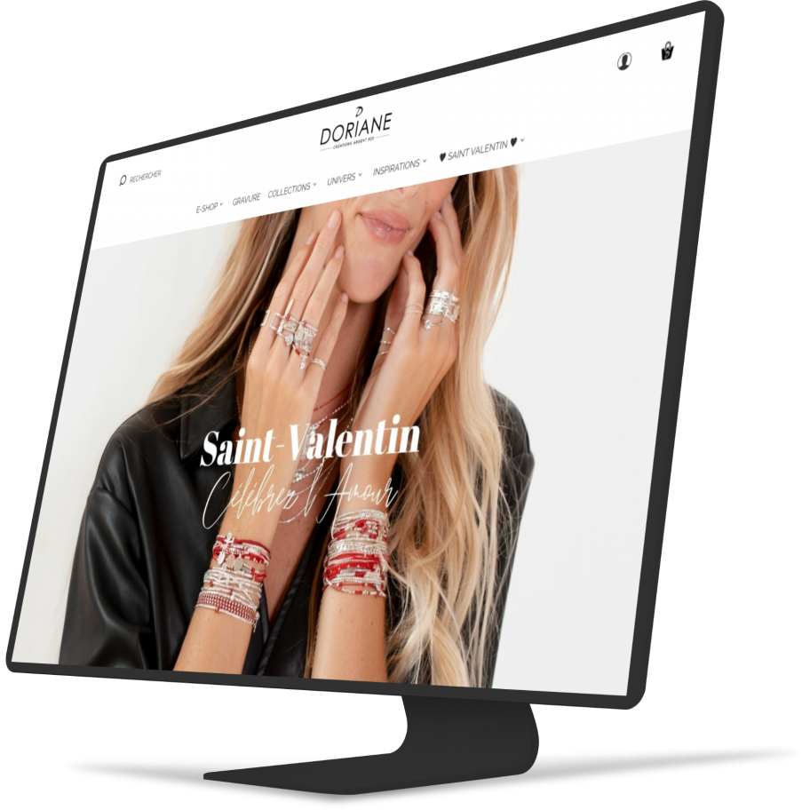 Doriane, site e-commerce bijoux
